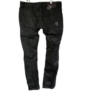 G Star Raw Denim Wax Jeans Black 36